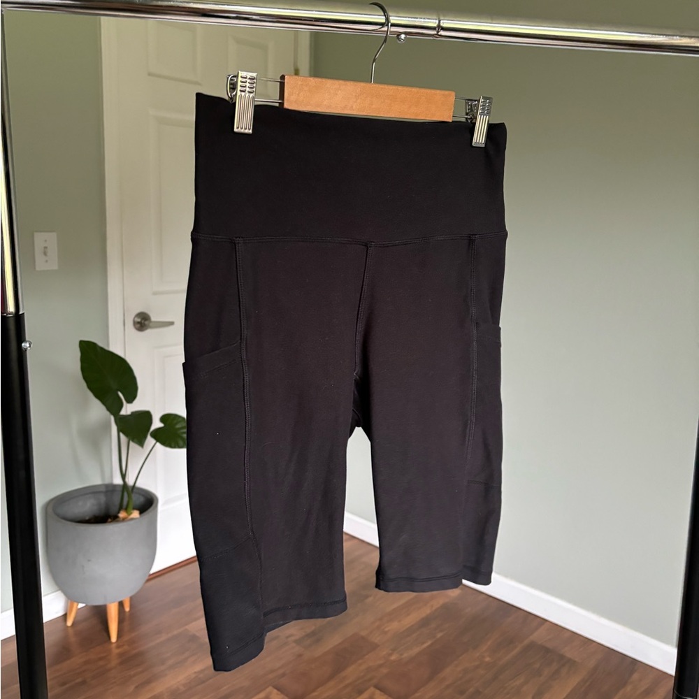 Black Spandex Biker Shorts